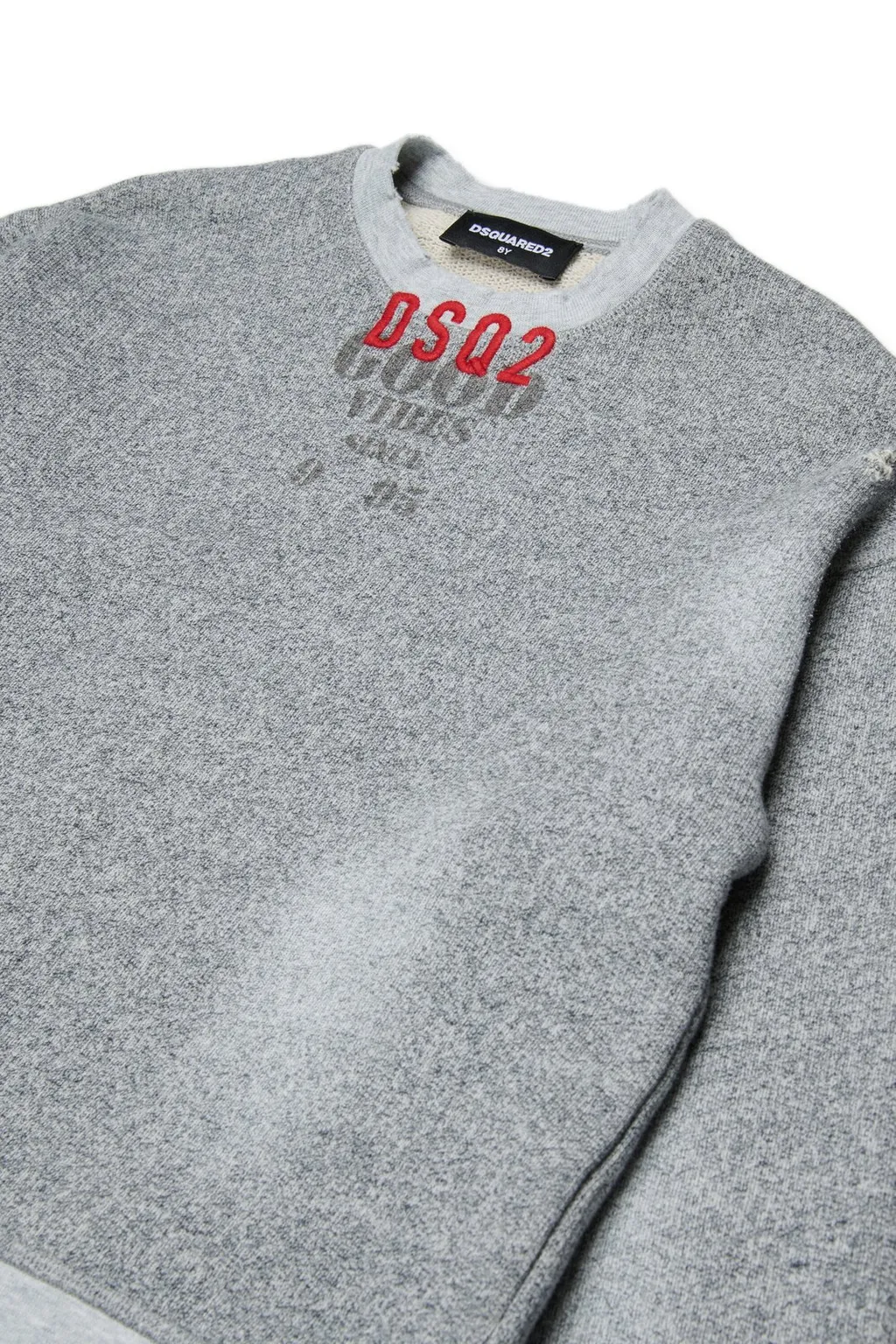 Dsquared2 Kids Dsq2 Logo Embroidered Knitted Jumper