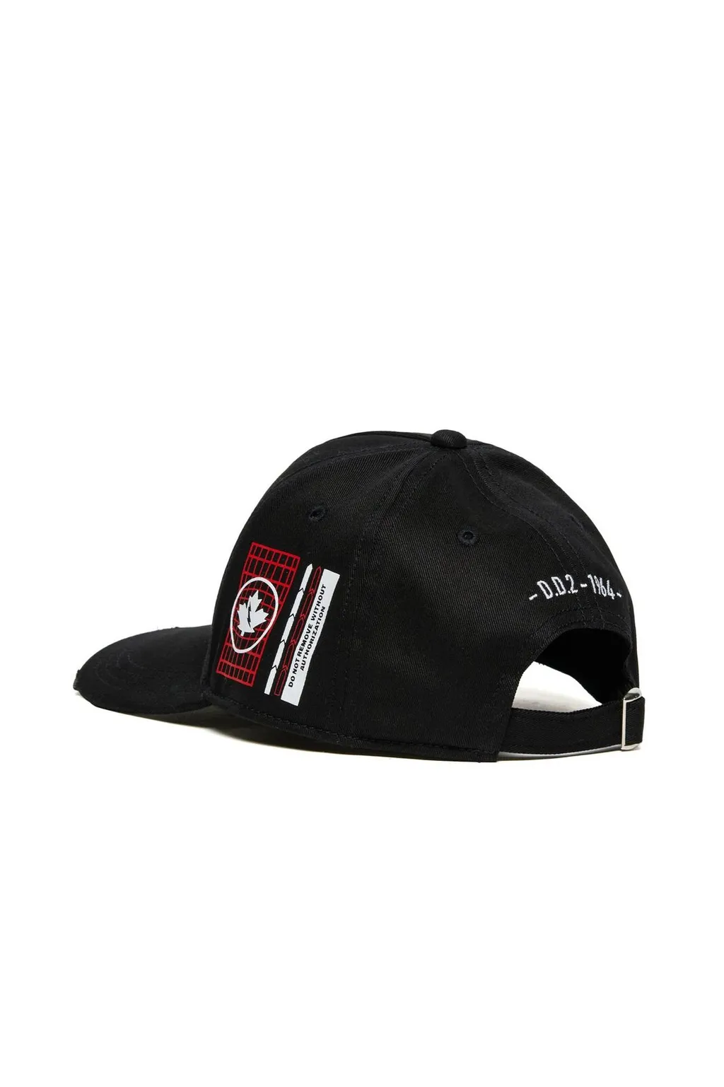 Dsquared2 Kids Logo Printed Distressed Baseball Cap