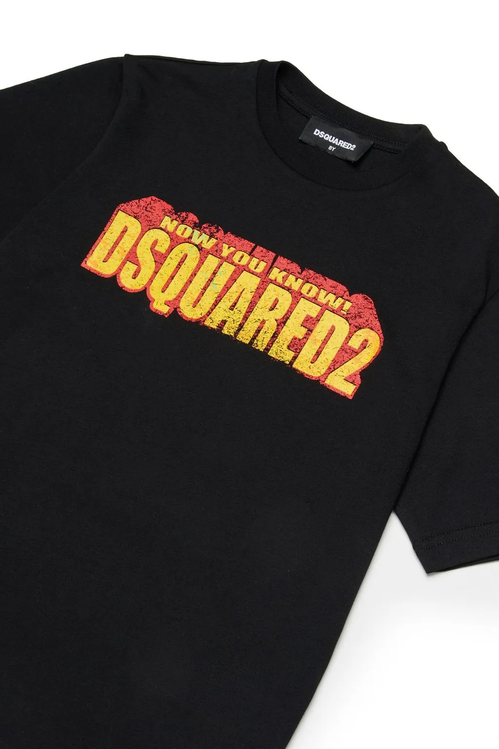 Dsquared2 Kids Logo Printed Crewneck T-Shirt