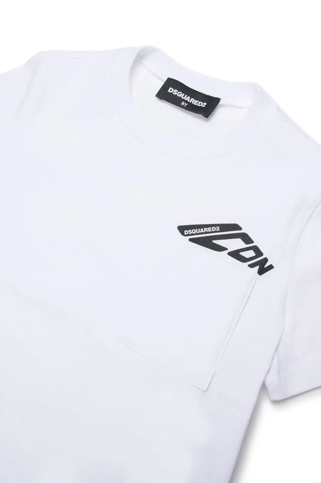 Dsquared2 Kids Icon Logo Printed Cropped T-Shirt