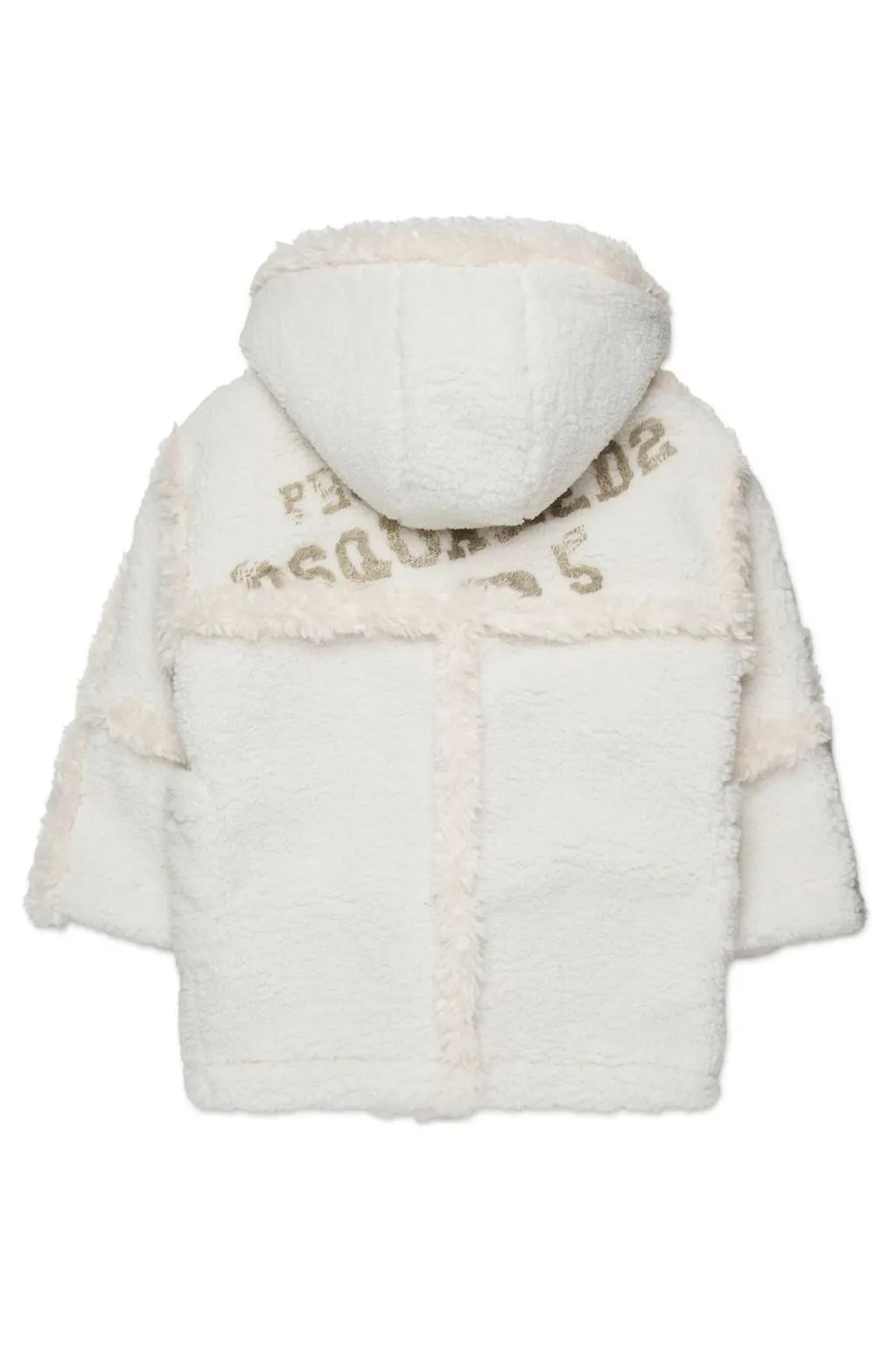 Dsquared2 Kids Faux Fur Hooded Jacket