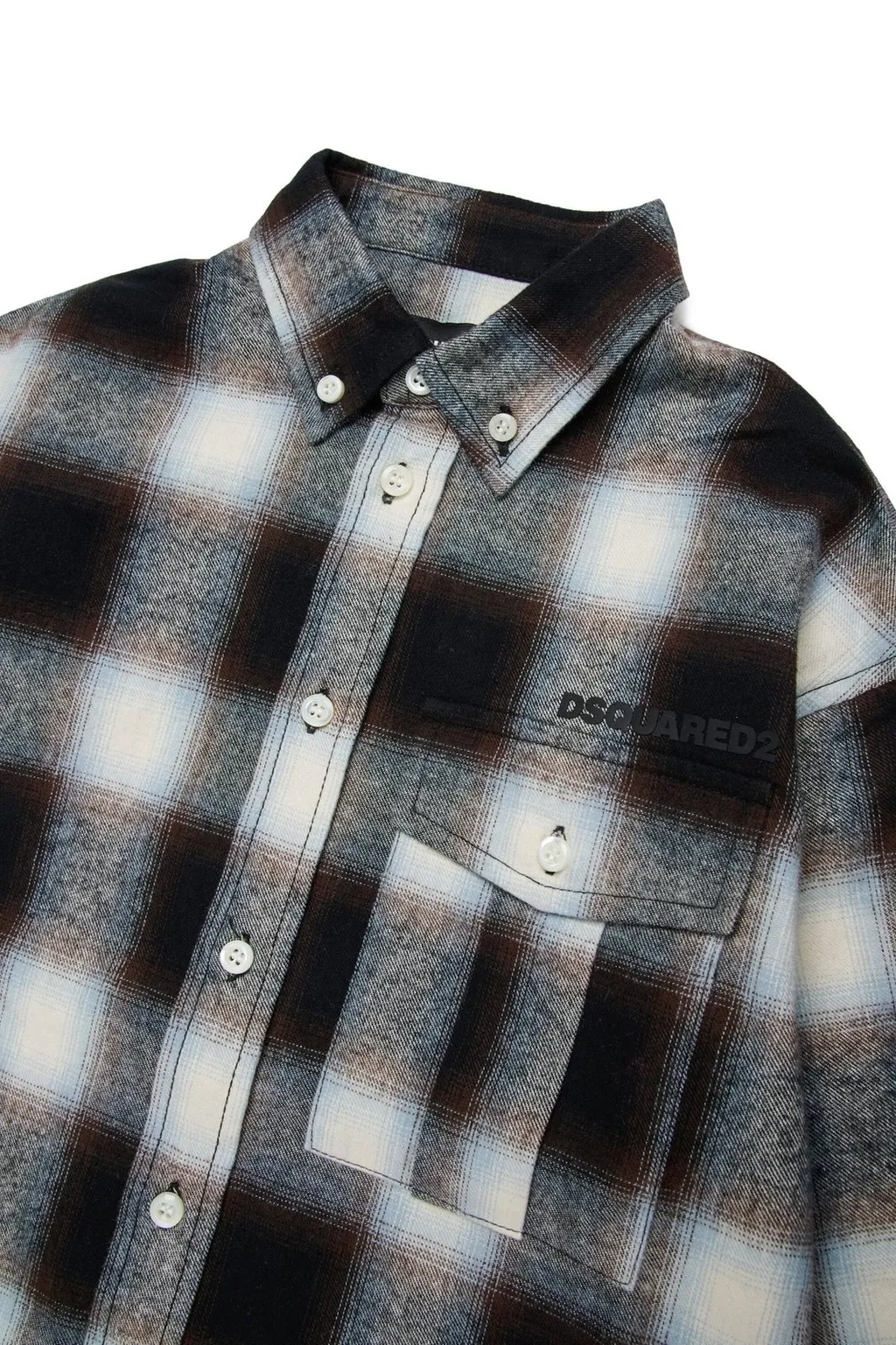 Dsquared2 Kids Checked Flannel Shirt