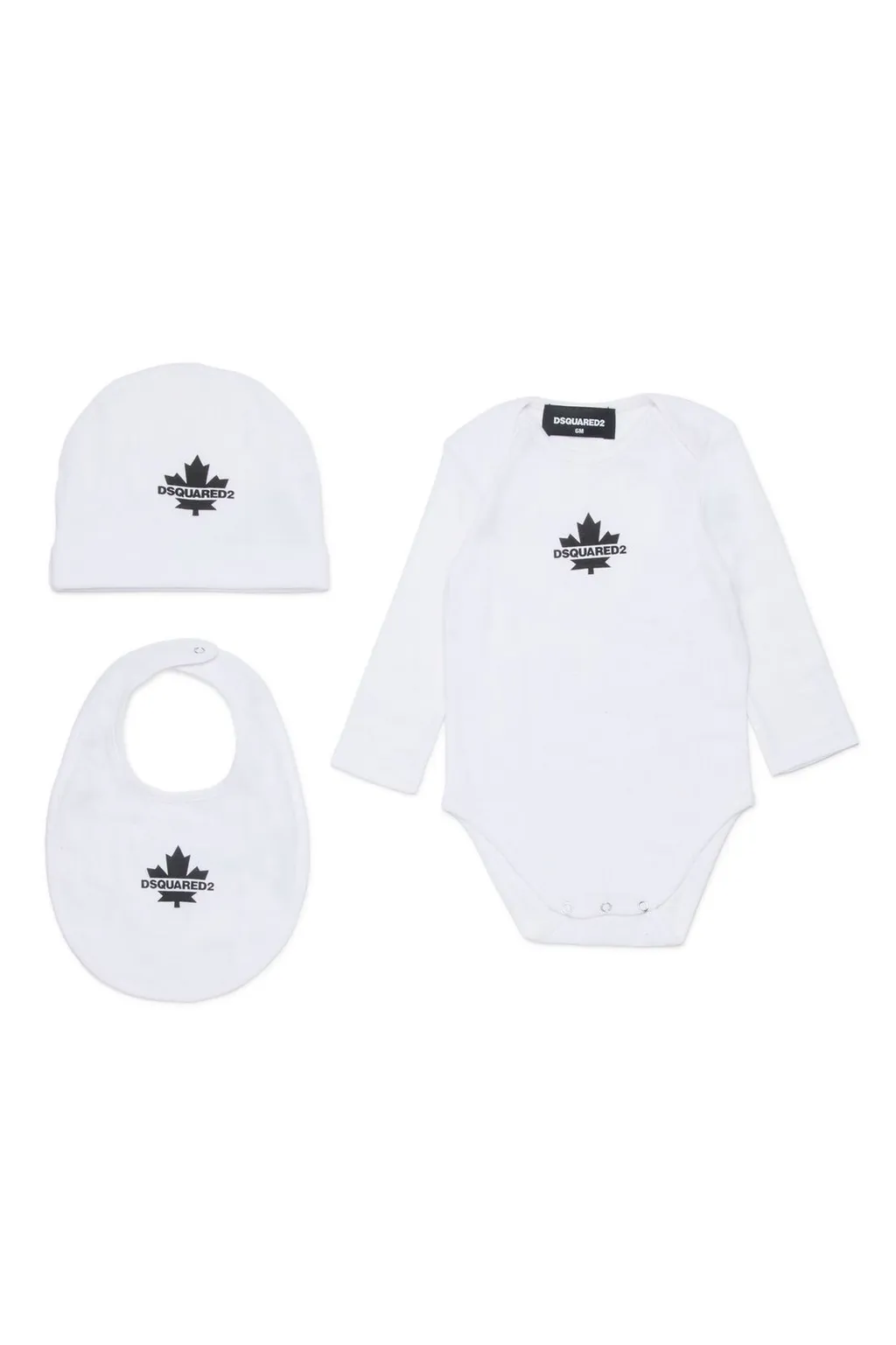 Dsquared2 Kids Logo Printed Knit Birth Set