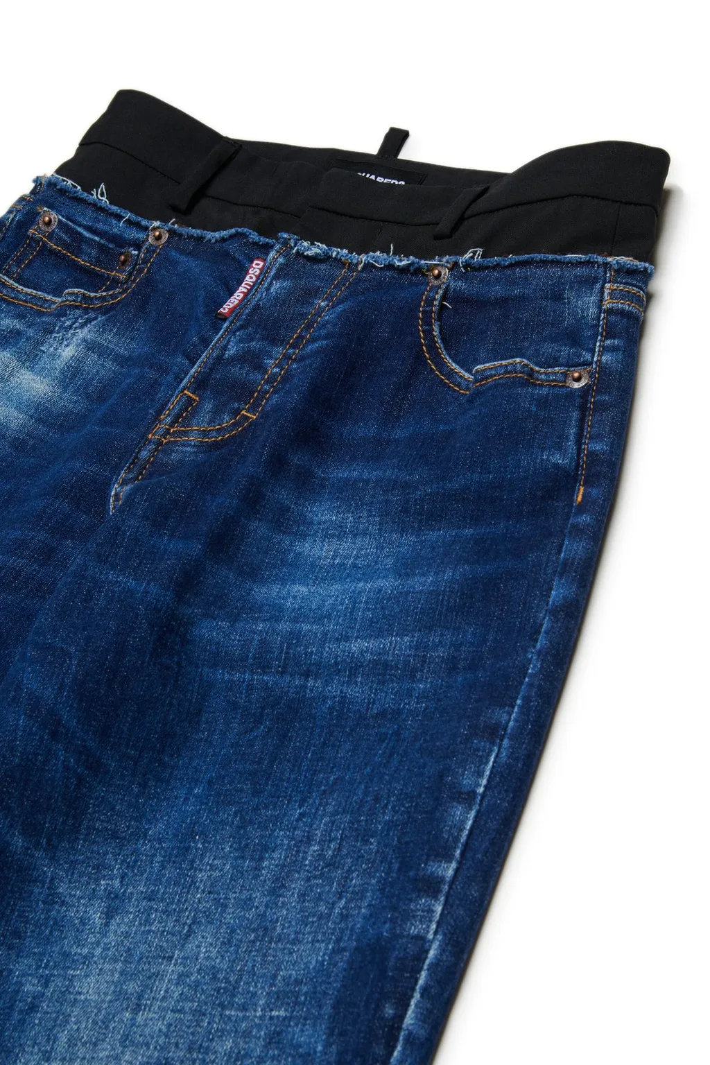 Dsquared2 Kids Raw-Cut Hem Jeans