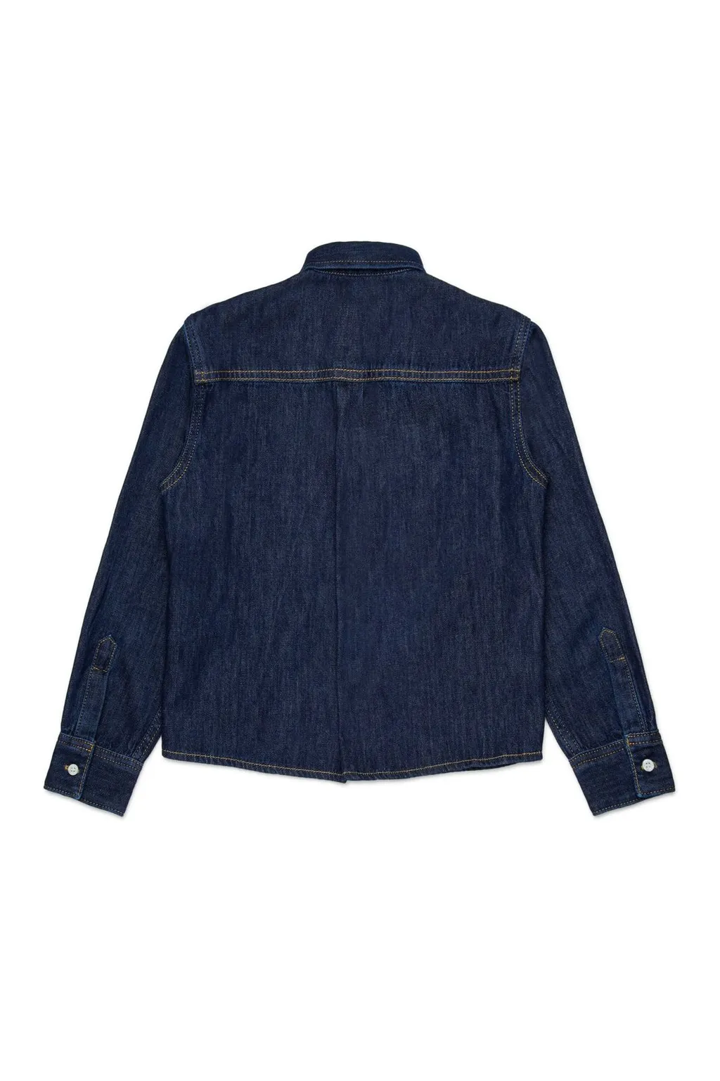 Dsquared2 Kids Icon Logo Embroidered Denim Shirt