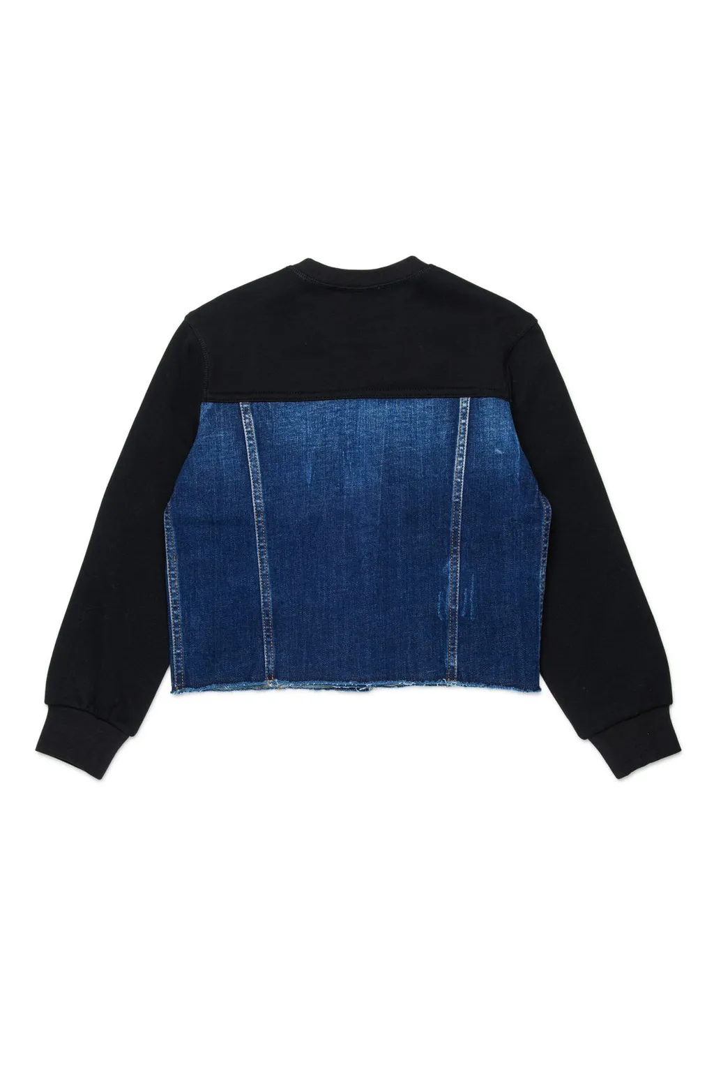 Dsquared2 Kids Crewneck Denim Sweatshirt