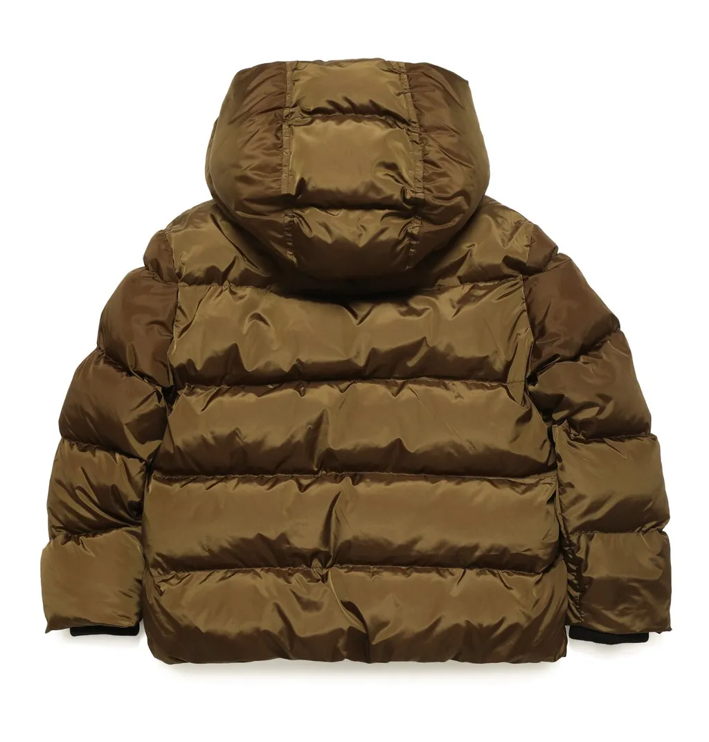 Dsquared2 Kids Logo Printed Straight Hem Padded Jacket