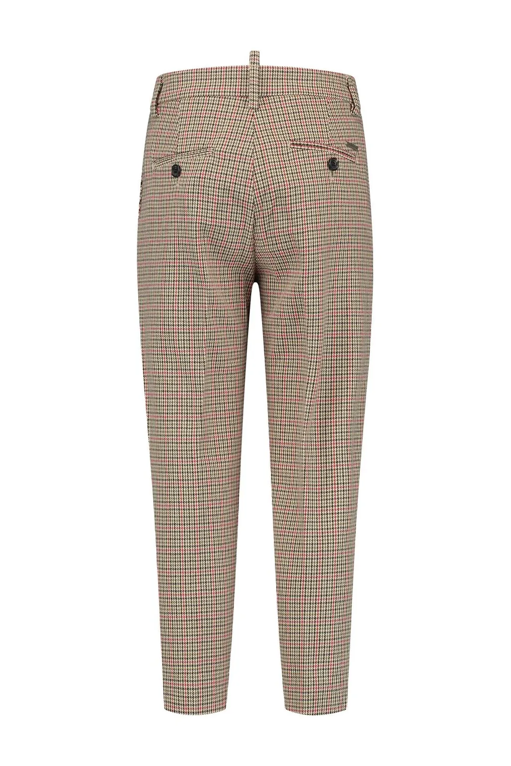 Dsquared2 Kids Check-Printed Tapered Tailored Trousers