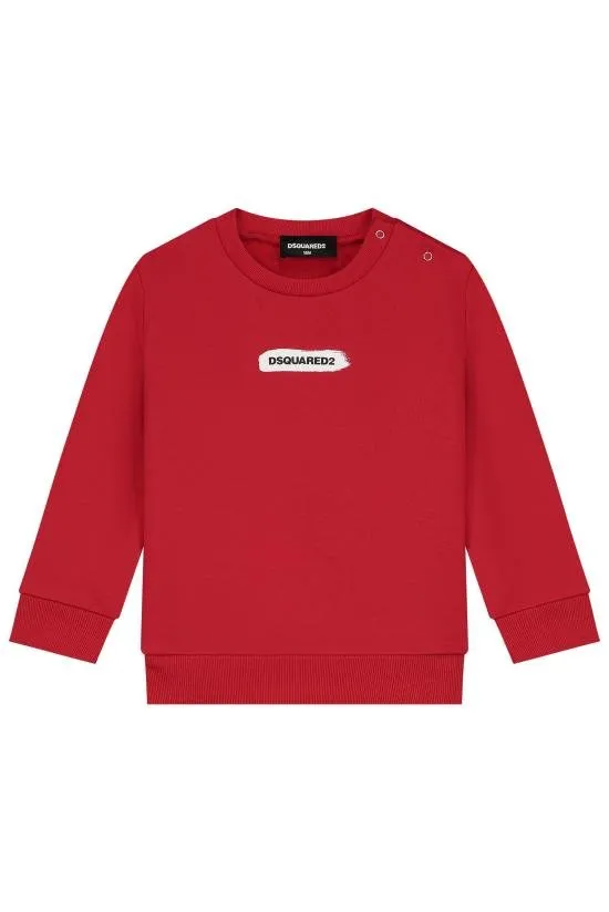Dsquared2 Kids Logo-Prined Crewneck Sweatshirt