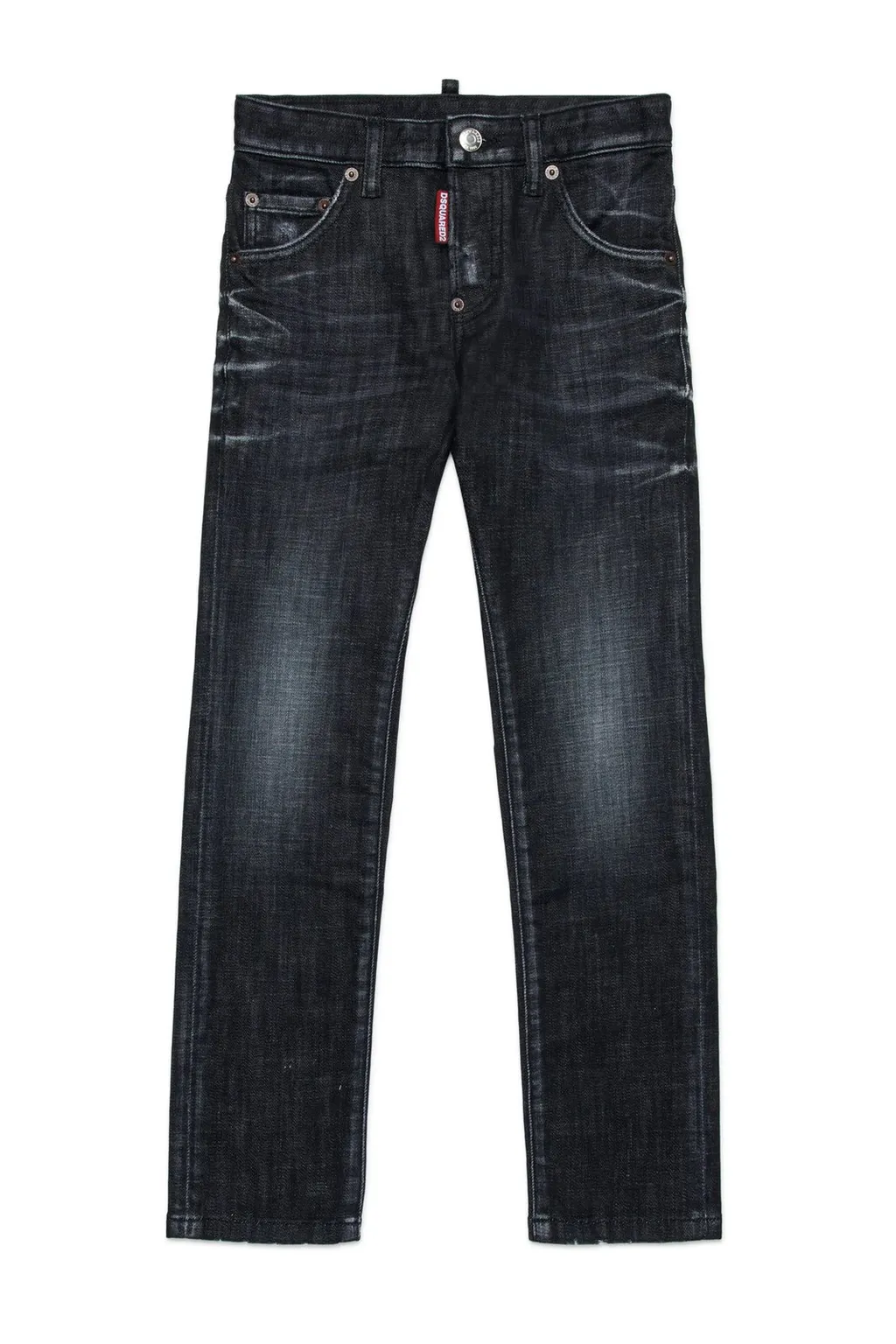 Dsquared2 Kids Logo Patch Skinny Jeans