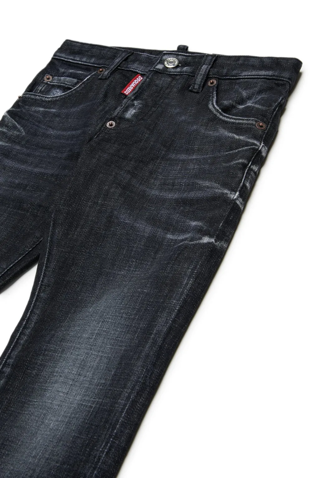 Dsquared2 Kids Logo Patch Skinny Jeans