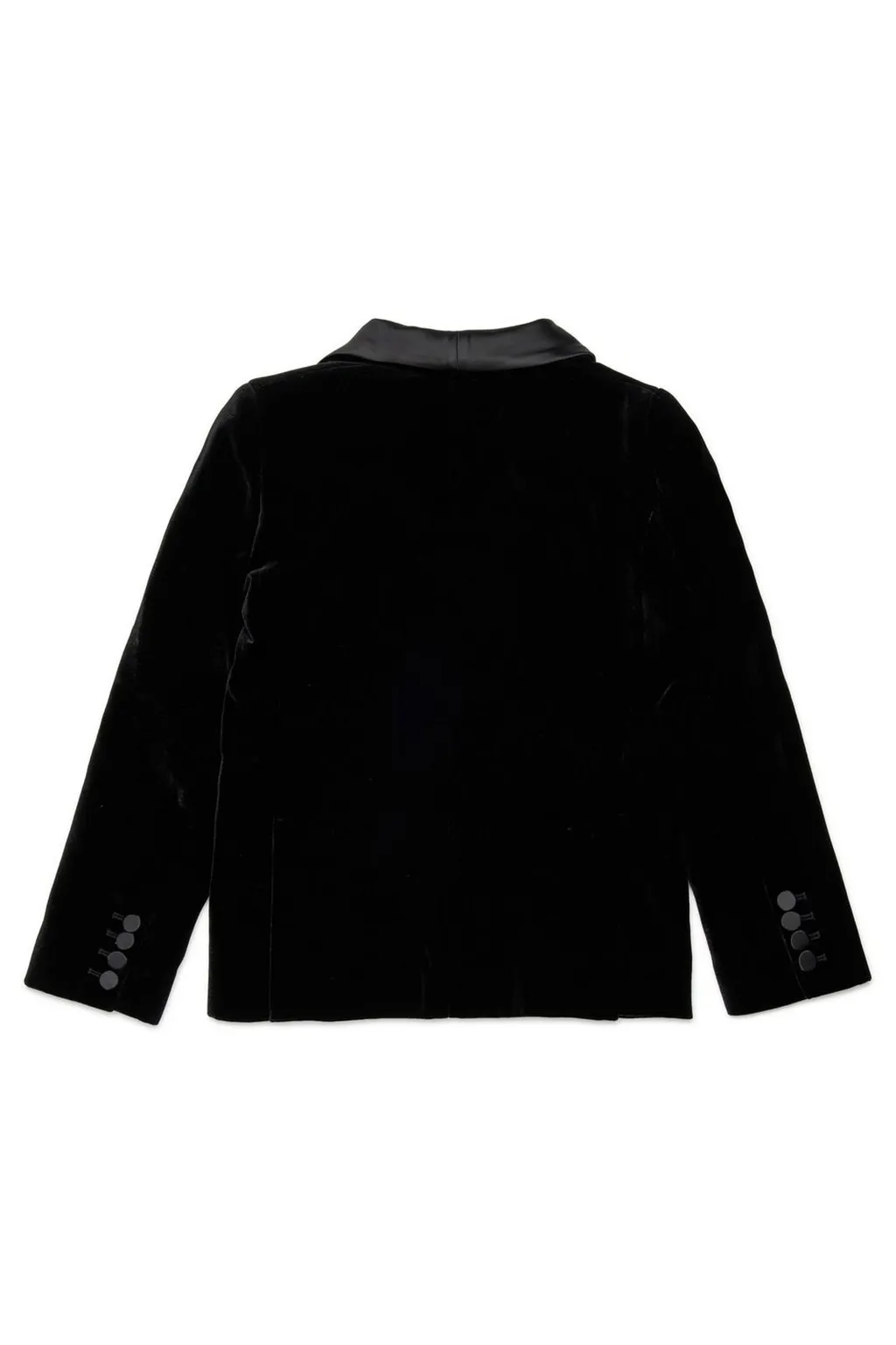 Dsquared2 Kids D2 Logo Plaque Velvet Blazer