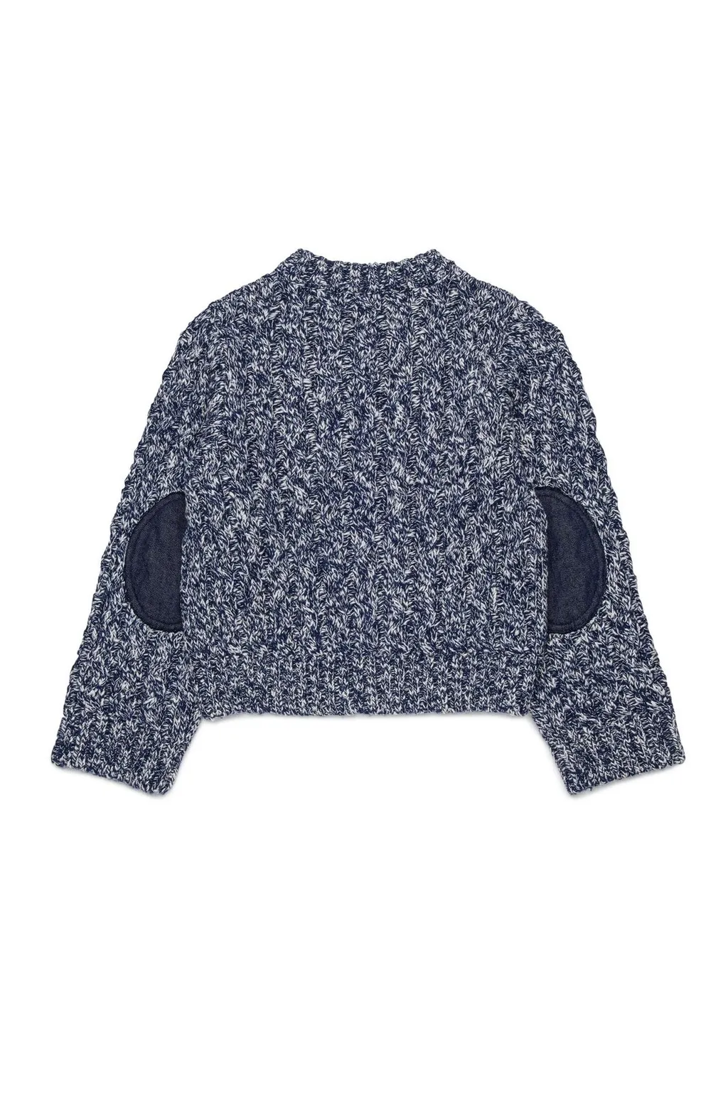 Dsquared2 Kids Logo Patch Cable-Knit Jumper