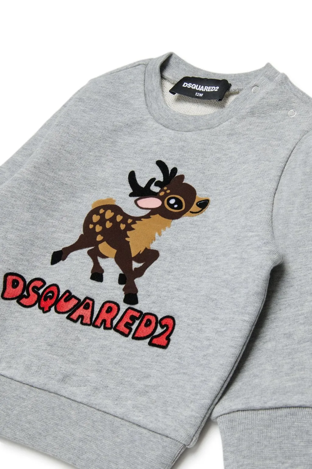 Dsquared2 Kids Fawn Printed Crewneck Sweatshirt