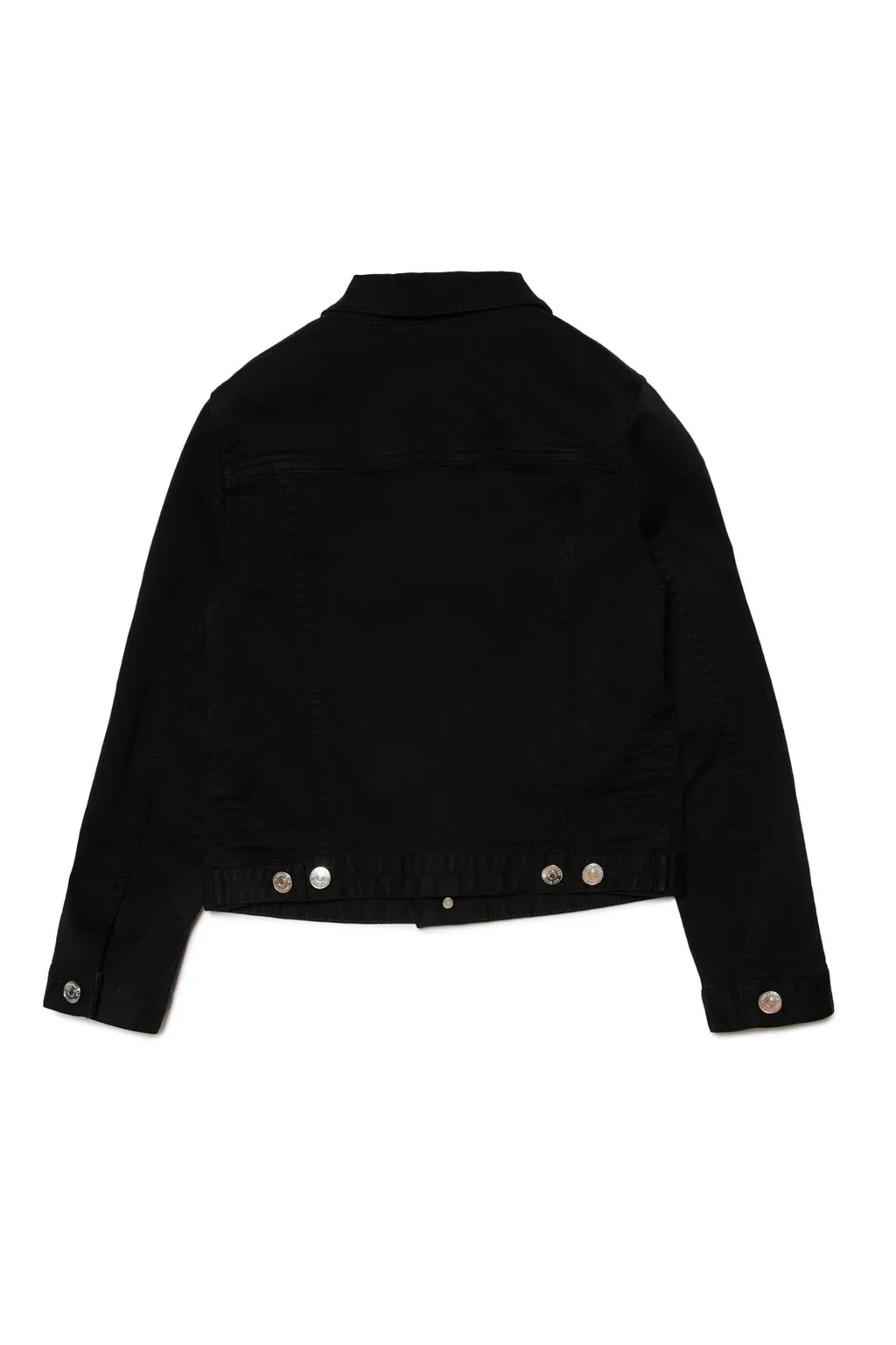 Dsquared2 Kids Wave Printed Buttoned Denim Jacket