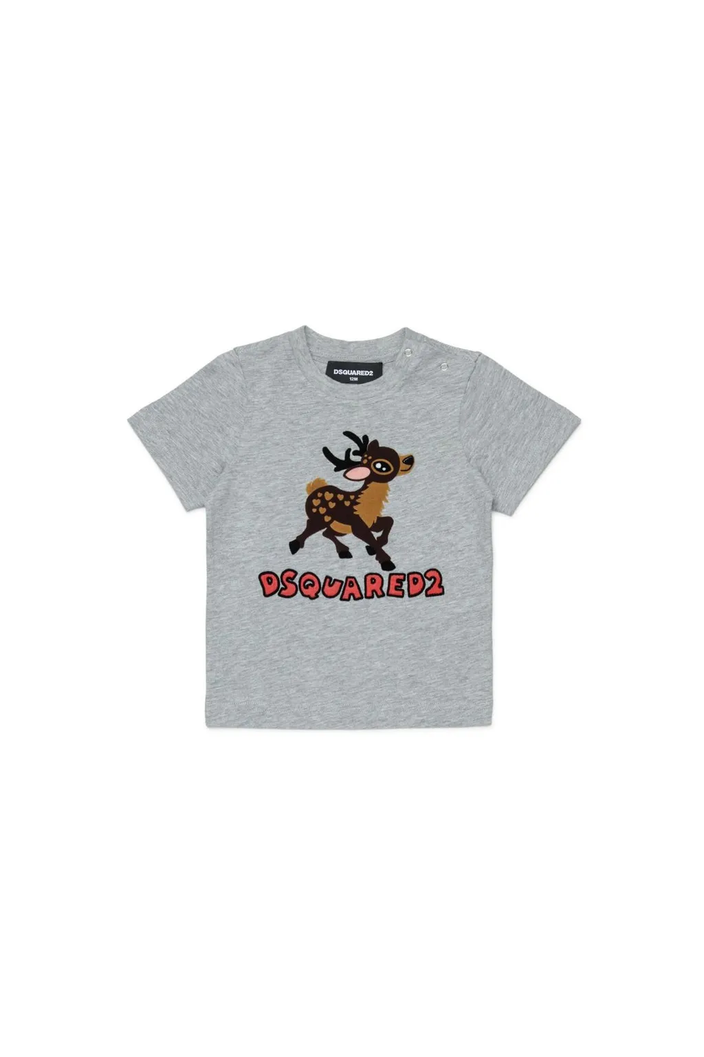 Dsquared2 Kids Fawn Printed Crewneck T-Shirt
