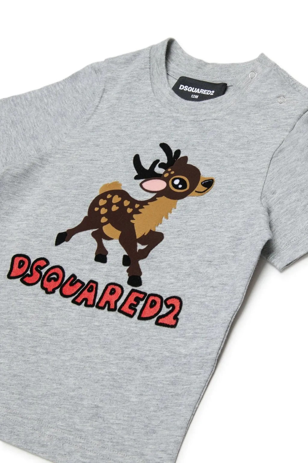 Dsquared2 Kids Fawn Printed Crewneck T-Shirt