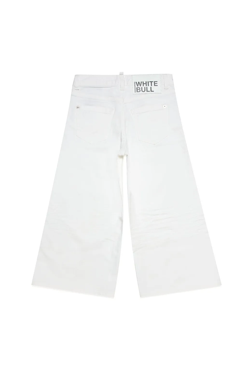 Dsquared2 Kids Wide-Leg Stretched Trousers