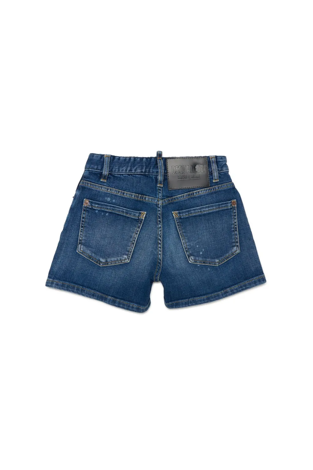 Dsquared2 Kids Logo-Patch Denim Shorts