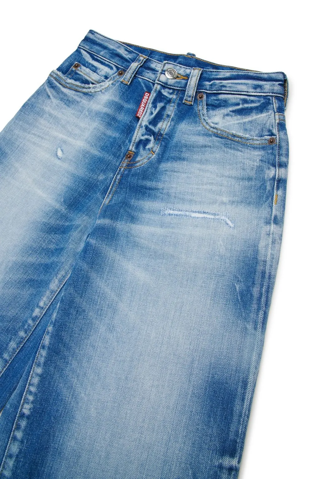 Dsquared2 Kids Distressed Flared Jeans