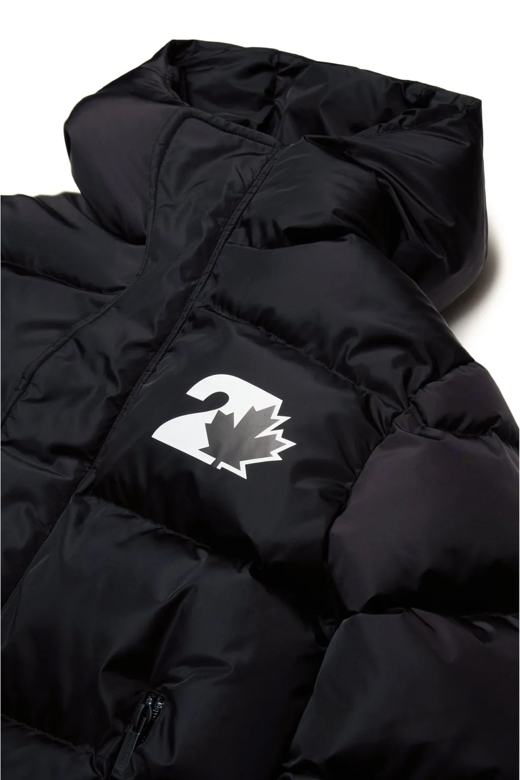 Dsquared2 Kids Logo Printed Hooded Down Jacket