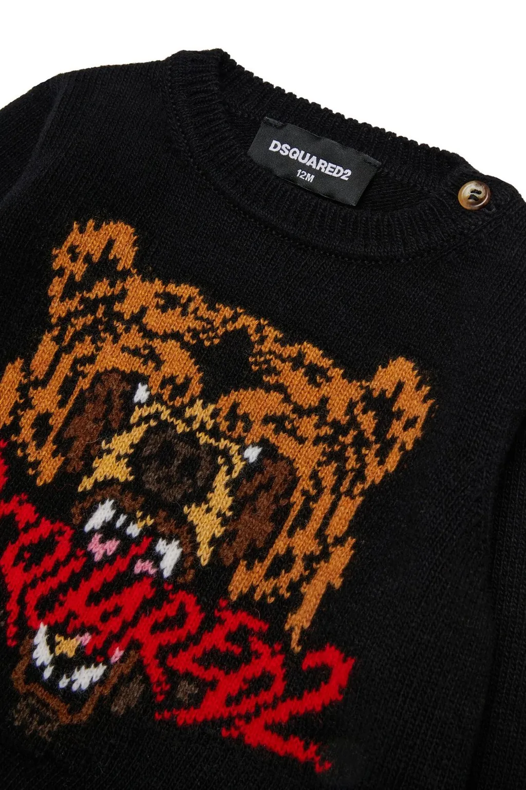Dsquared2 Kids Intarsia-Knit Jumper