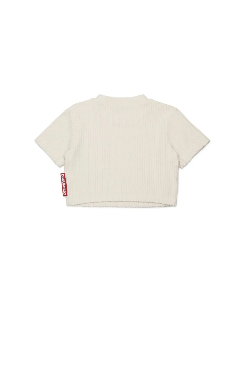 Dsquared2 Kids Cropped Corduroy T-Shirt