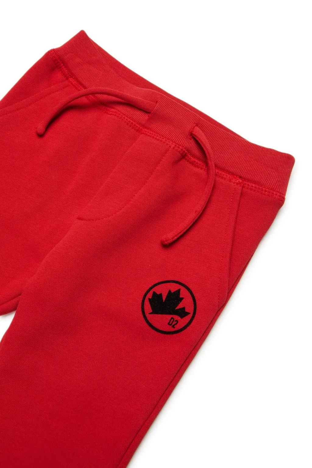 Dsquared2 Kids Leaf Printed Fleece Jogger Pants