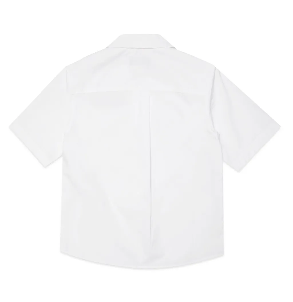 Dsquared2 Kids Logo Patch Curved Hem Shirt