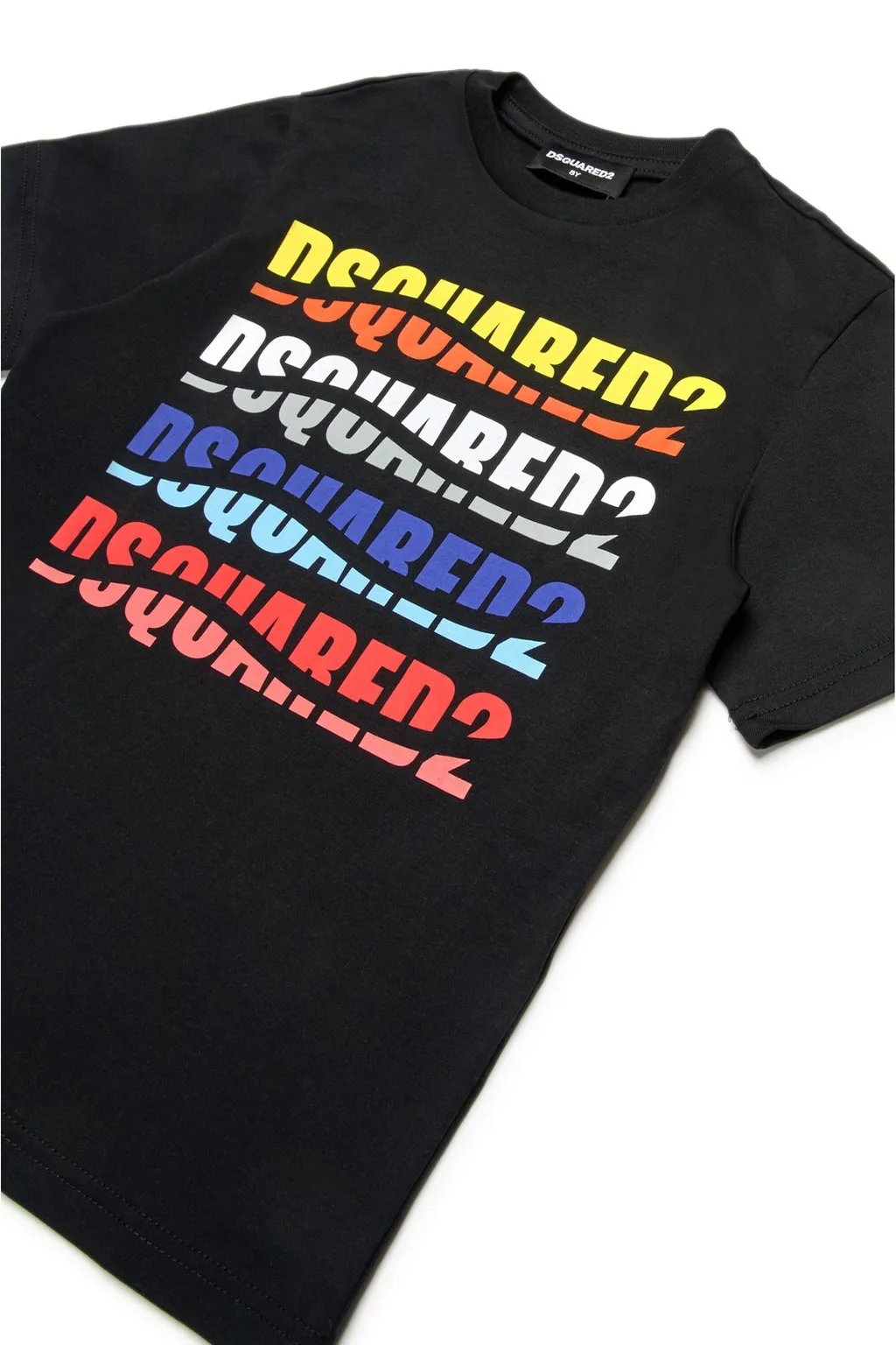 Dsquared2 Kids Logo Printed Crewneck T-Shirt