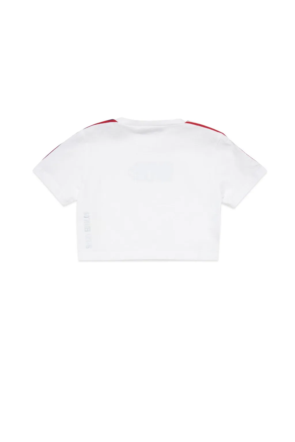 Dsquared2 Kids Logo-Tape Cropped Crewneck T-Shirt