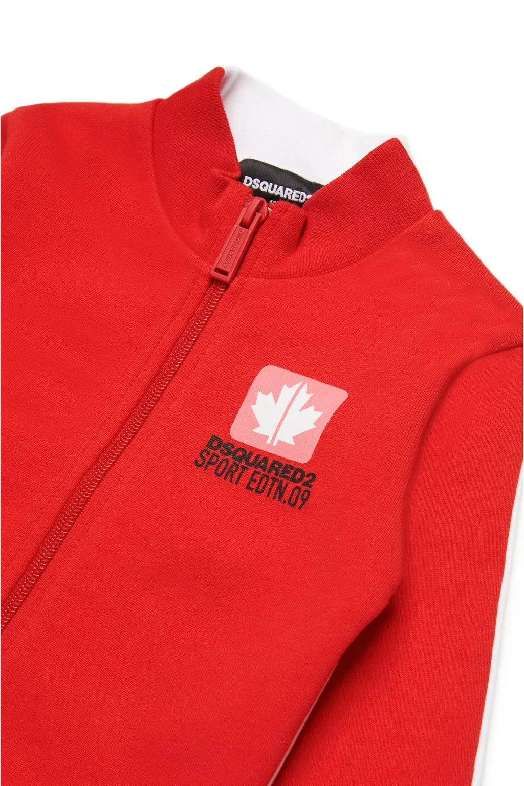 Dsquared2 Kids Logo-Printed Panelled Zipped Jacket