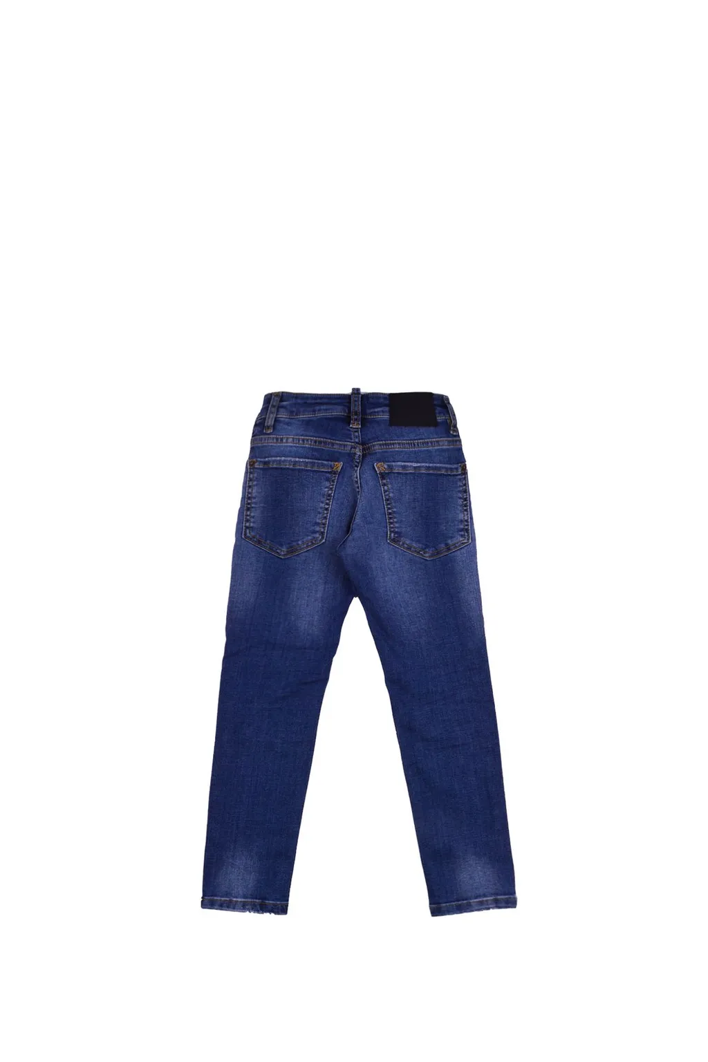 Dsquared2 Kids Logo Paatch Mid-Rise Skinny Jeans