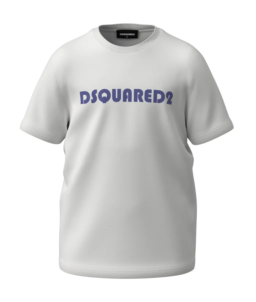 Dsquared2 Kids Logo Printed Crewneck T-Shirt