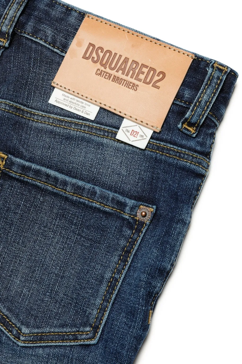 Dsquared2 Kids Straight Leg Distressed Jeans