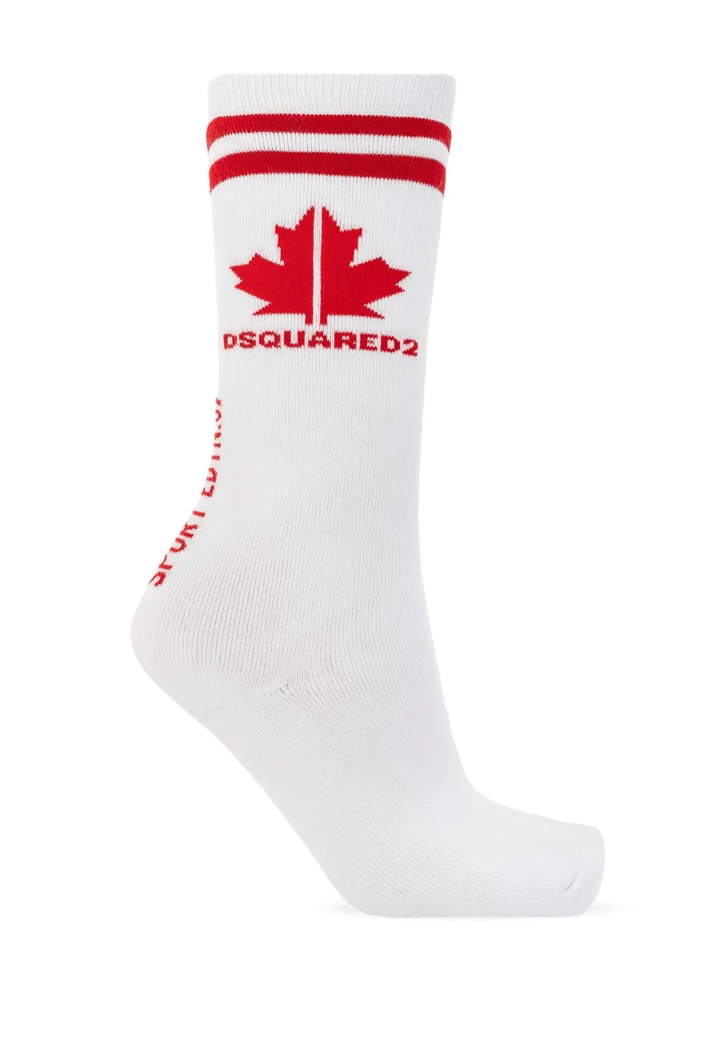 Dsquared2 Kids Logo Intarsia-Knit Socks