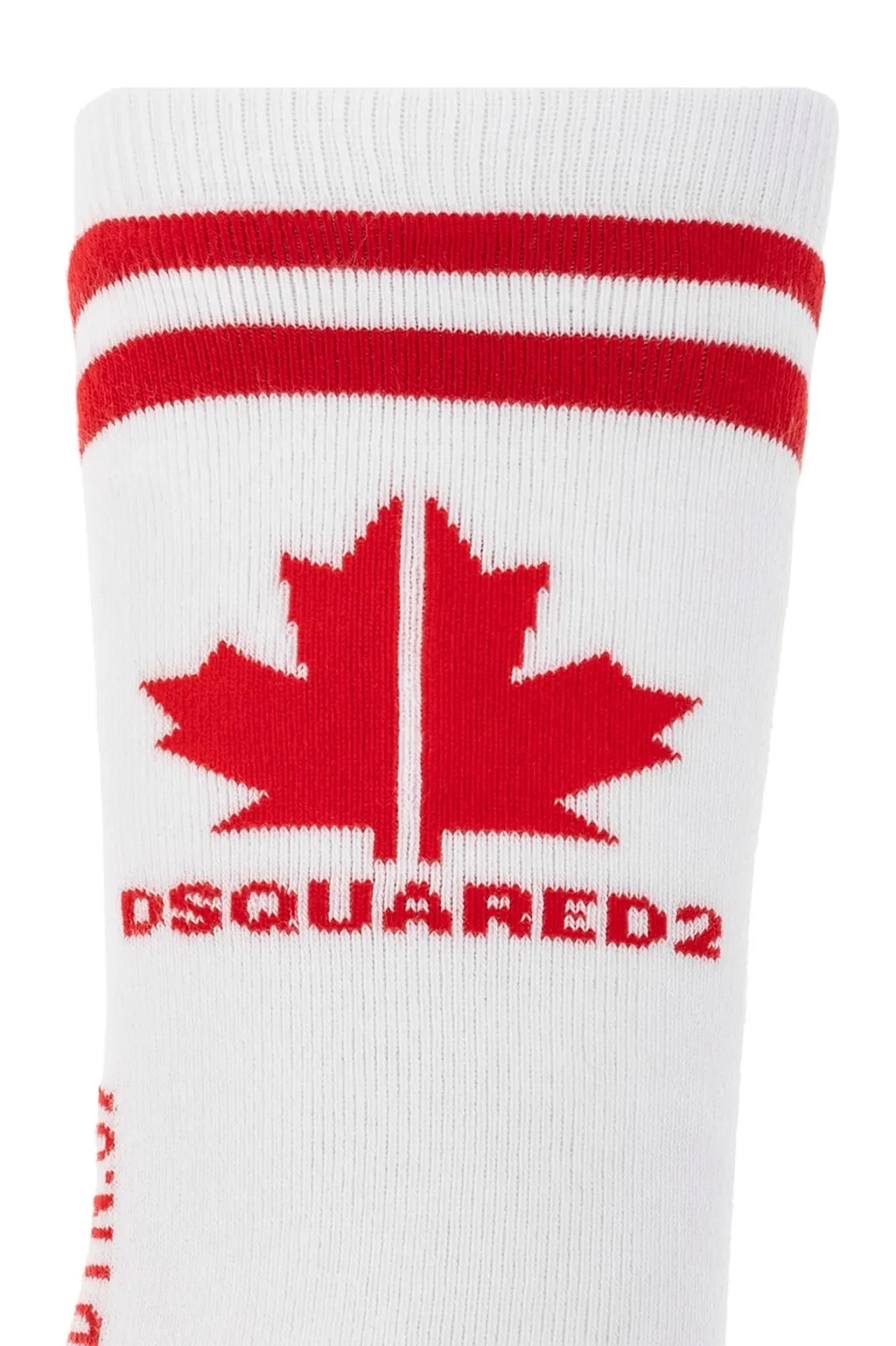 Dsquared2 Kids Logo Intarsia-Knit Socks