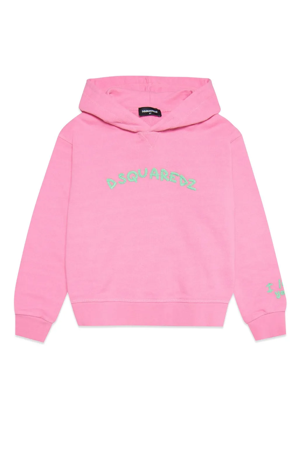 Dsquared2 Kids Logo-Embroidered Long-Sleeved Hoodie