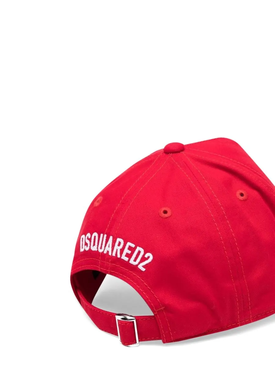 Dsquared2 Kids Logo Embroidered Baseball Cap