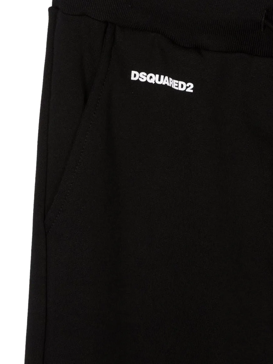 Dsquared2 Kids Logo Printed Drawstring Pants