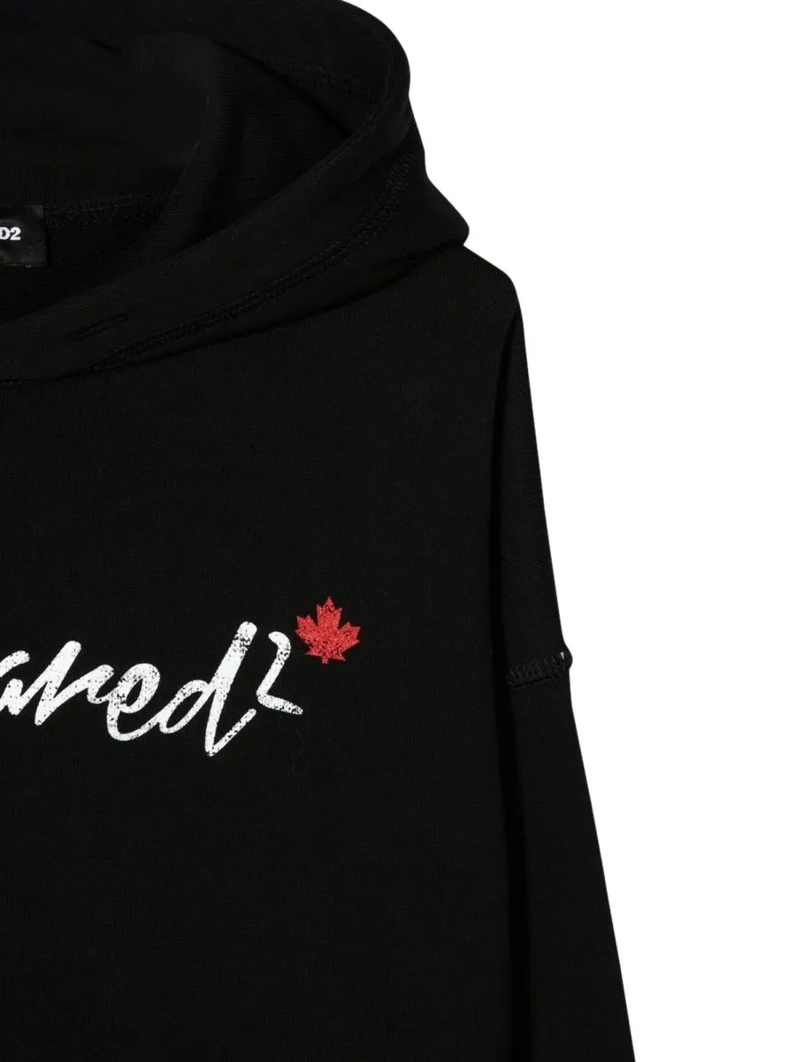 Dsquared2 Kids Hooded Sweatshirt Dress