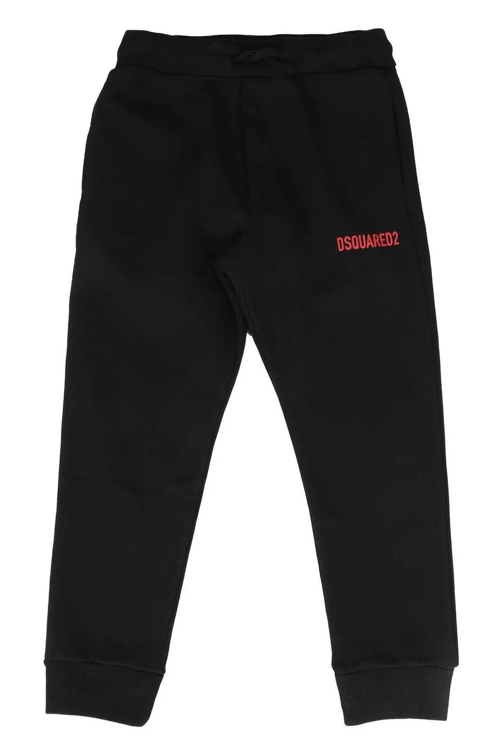 Dsquared2 Kids Logo Printed Straight Leg Trousers