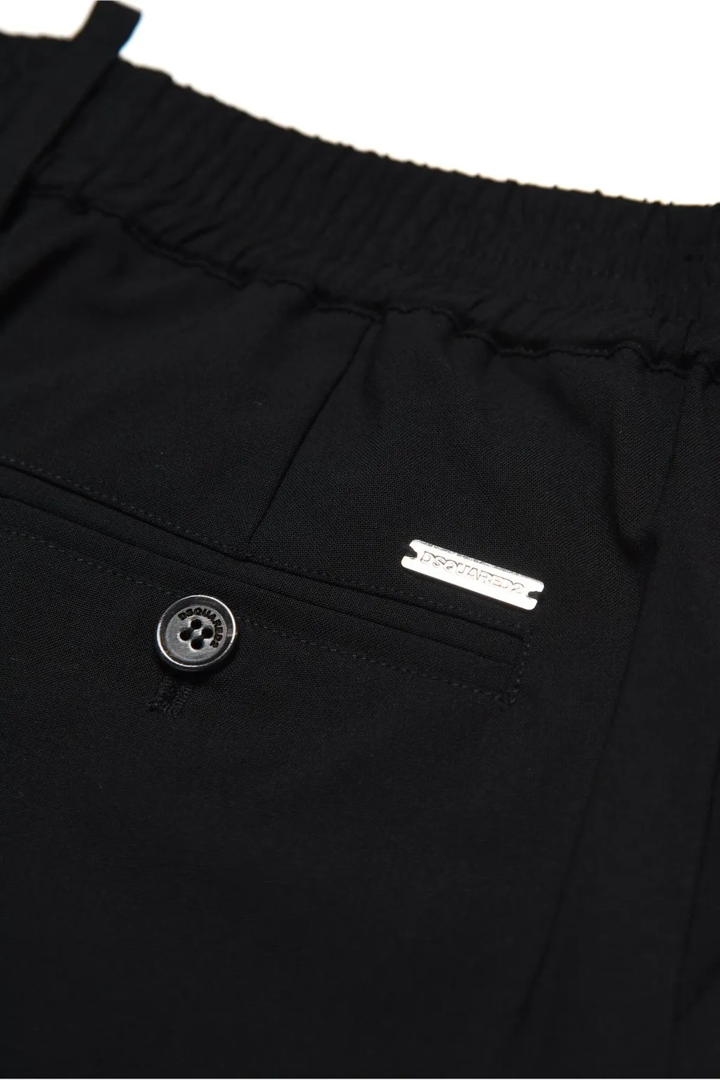 Dsquared2 Kids Logo Patch Tapered Leg Pants