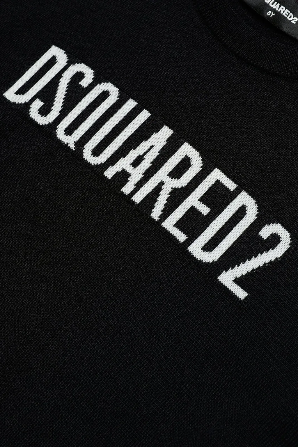 Dsquared2 Kids Logo Intarsia Knitted Jumper