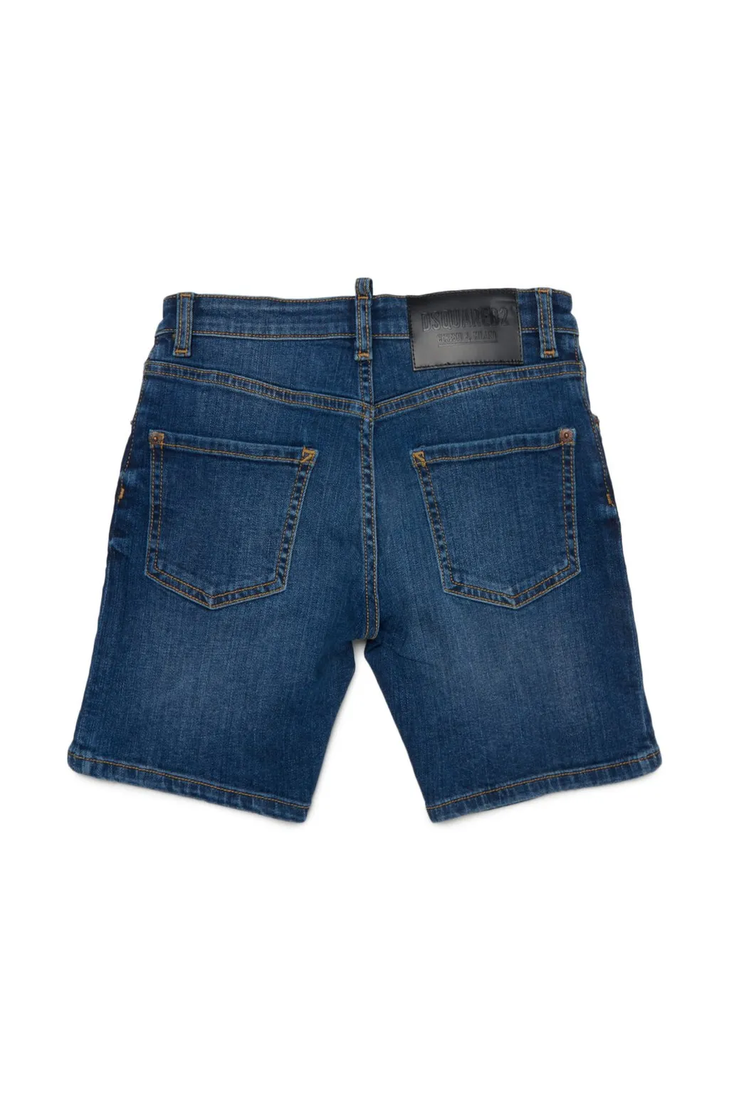 Dsquared2 Kids Mid-Rise Distressed Denim Shorts