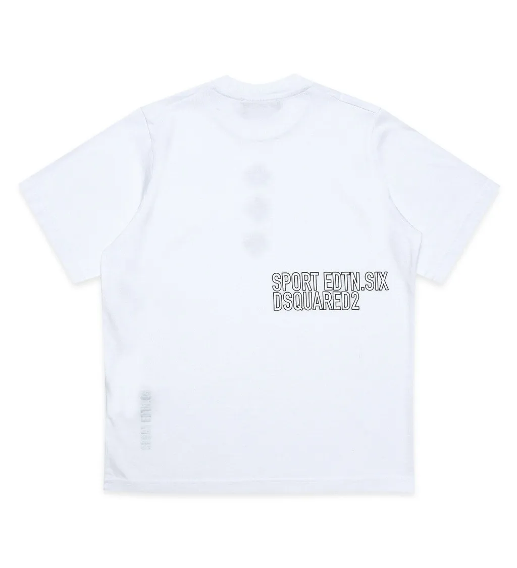 Dsquared2 Kids Logo Printed Crewneck T-Shirt