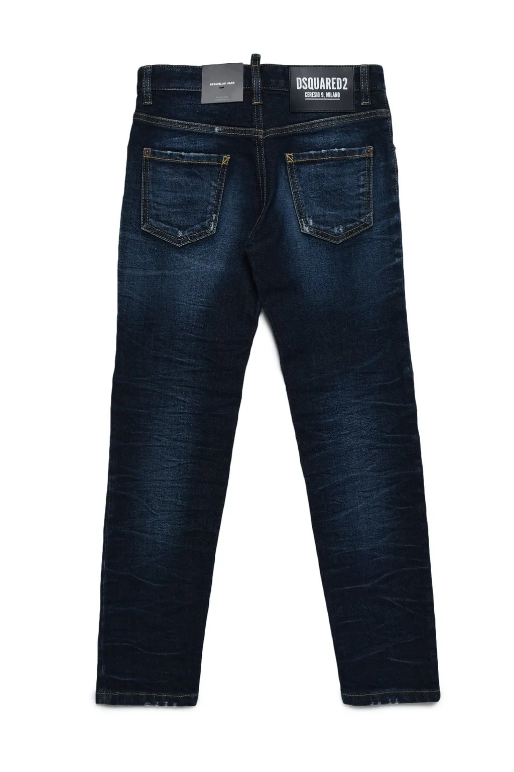 Dsquared2 Kids Distressed Straight Leg Jeans