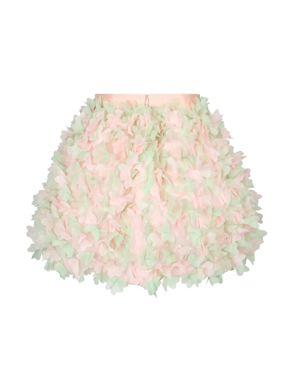 Elie Saab Junior Logo Plaque Ruffled Mini Skirt