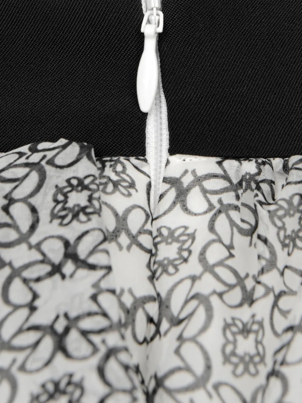 Elie Saab Junior Logo Printed Tulle Skirt