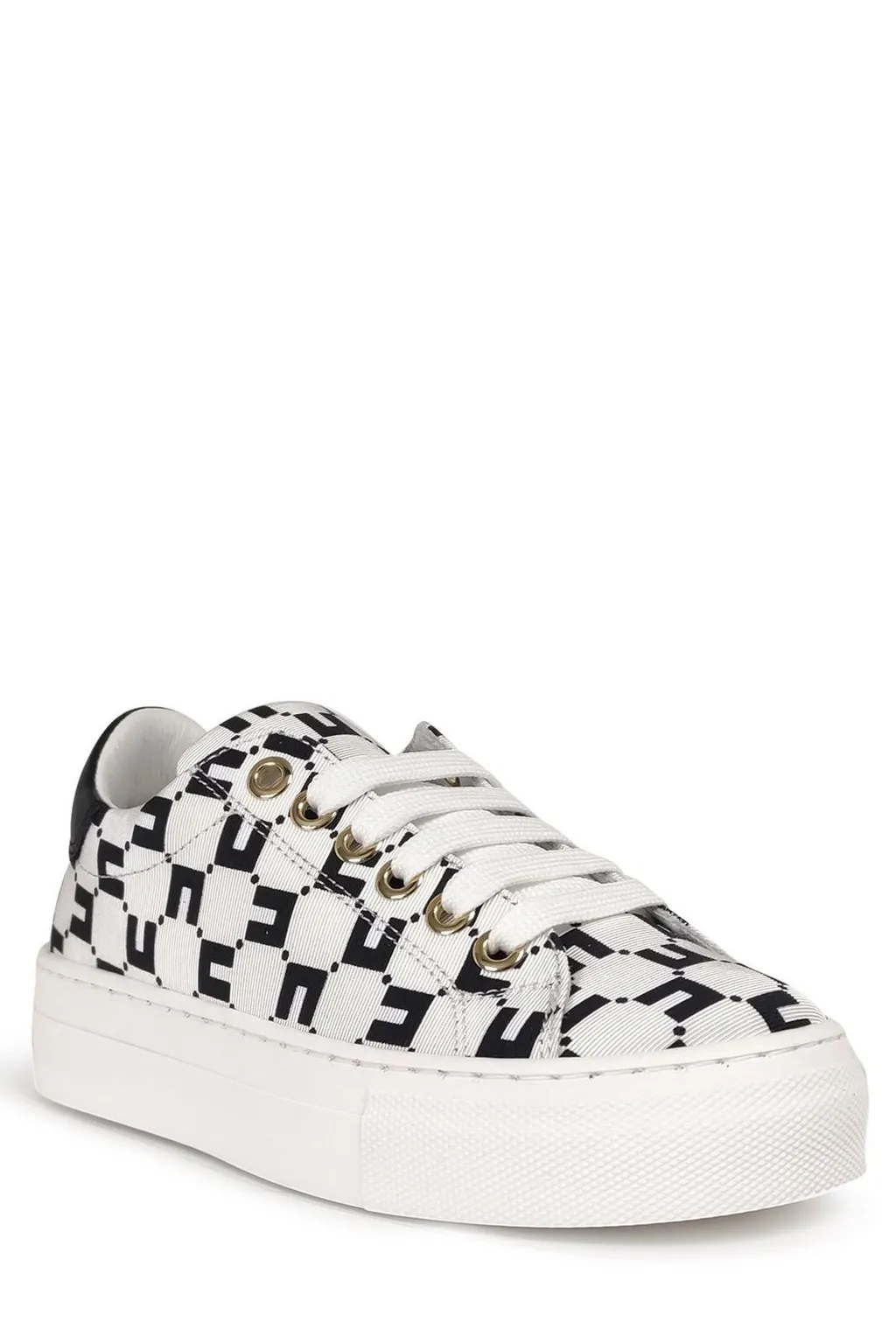 Elisabetta Franchi Logo Printed Lace-Up Sneakers